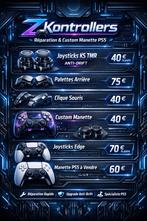 Réparation manette PS5 / Anti-Drift /Custom PS5–ZKontrollers, Enlèvement ou Envoi, Comme neuf