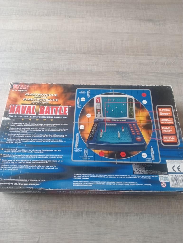 Bataille navale (électronique), 1 ou 2 joueurs, Enlèvement ou Envoi, Comme neuf, Eztec