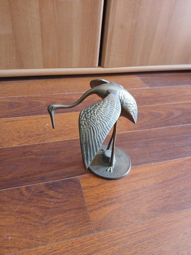 Minimalistische metalen vogel – decoratie, Ophalen, Gebruikt, Dier