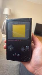Game boy dmg black edition, Games en Spelcomputers, Spelcomputers | Nintendo Game Boy, Ophalen, Gebruikt, Game Boy Classic, Met beschermhoes of tas