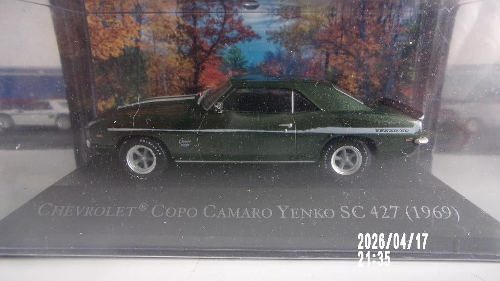 CHEVROLET CAMARO YENKO 427.MUSCLE CAR 1/43 NEUVE SCELLEE, Ophalen of Verzenden, Nieuw, Auto, Overige merken