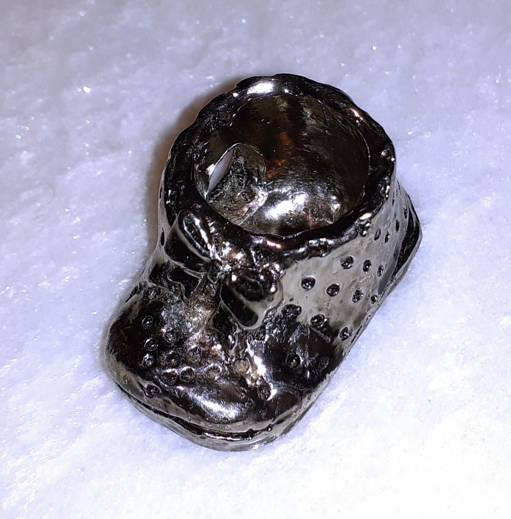 Verzamelen vintage antiek babyschoentje zilver, Bijoux, Sacs & Beauté, Bijoux anciens, Enlèvement ou Envoi, Autres matériaux, Autres types