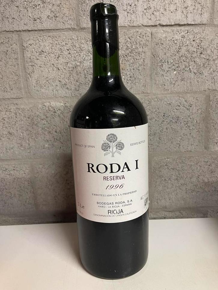 Roda 1 Reserva 1996 Jeroboam (3L), Collections, Vins, Comme neuf, Vin rouge, Espagne, Enlèvement