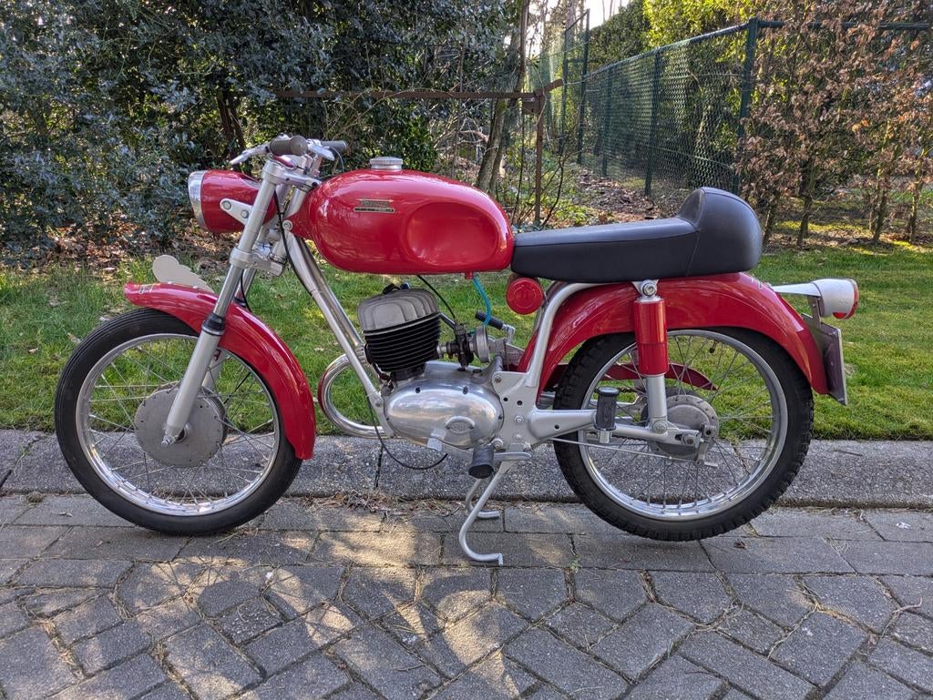 Zeldzame Alpino Ardito 125cc uit 1952., Motoren, 1 cilinder, 125 cc