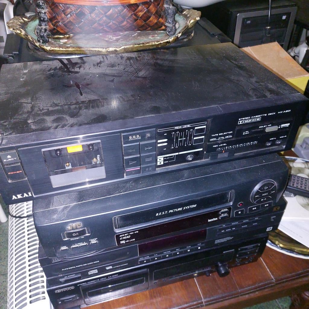 Akai cassette speler, Audio, Tv en Foto, Cassettedecks, Ophalen, JVC