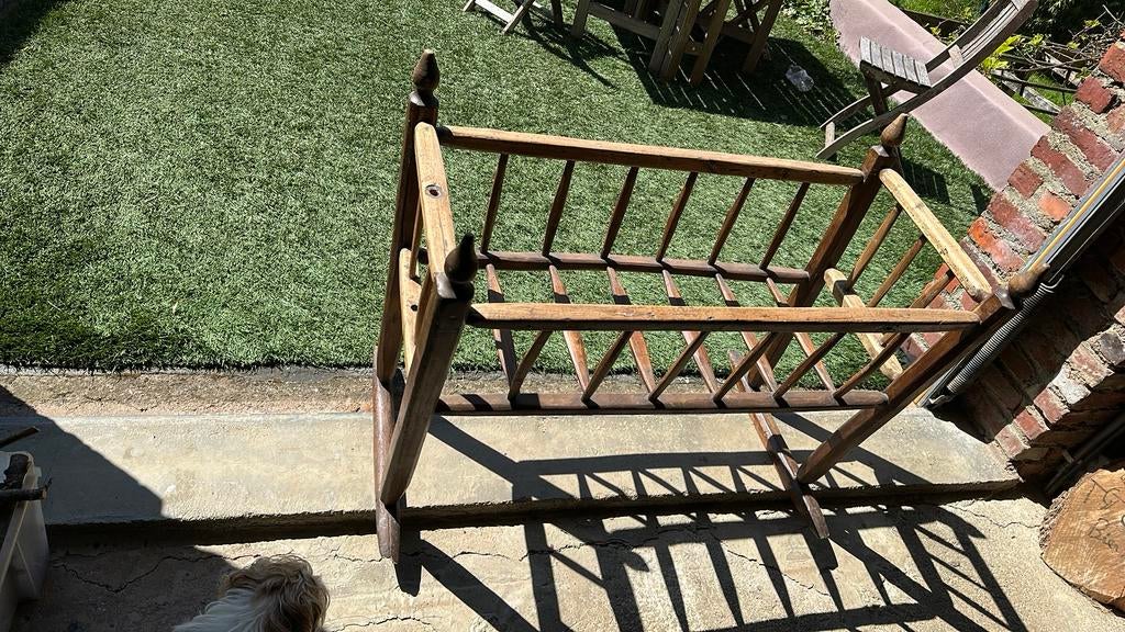 Berceau rustique, Enlèvement, Utilisé