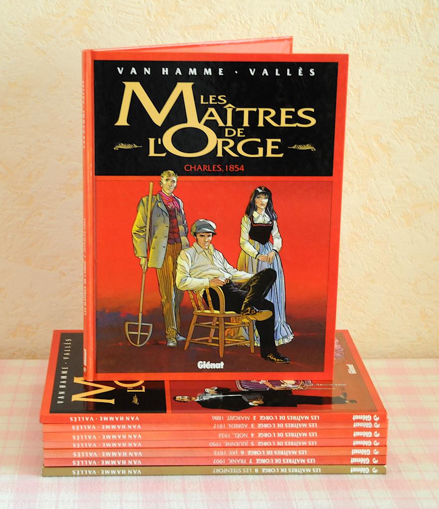 LES MAITRES DE L'ORGE - SERIE COMPLETE - VALLES / VAN HAMME, Série complète ou Série, Enlèvement ou Envoi, Utilisé, VALLES / VAN HAMME