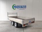 Plateau dubbelas 750kg 158x310cm, Auto diversen, Aanhangers en Bagagewagens, Ophalen