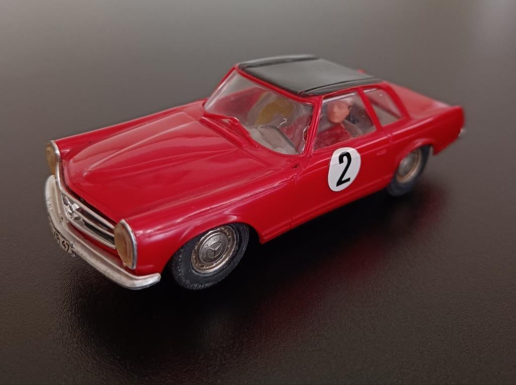 Vintage Mercedes slotcar., Ophalen of Verzenden