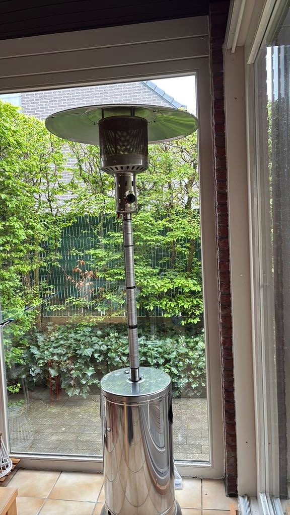 Terrasverwarmer gas, Ophalen, Gas