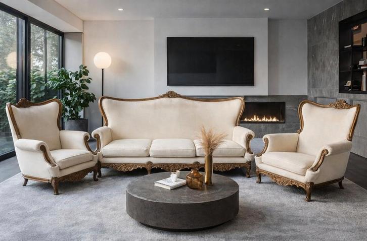 Fauteuil LOUIS XV tres bon etat, Maison & Meubles, Canapés | Coins salons complets, Bois