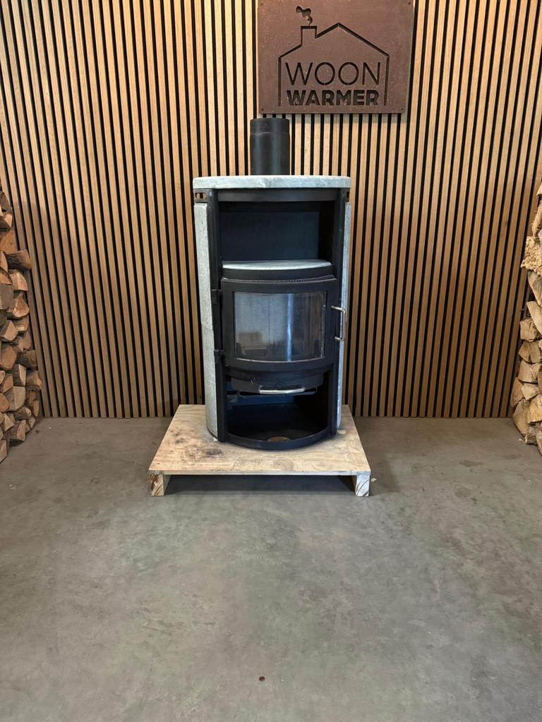 25188 Poêle en stéatite Scan 8kw, Enlèvement, Utilisé, Bois, Poêle à bois