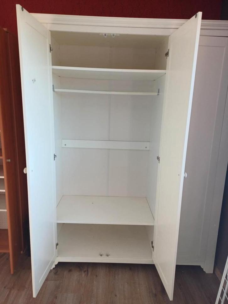 kleerkast, Huis en Inrichting, Kasten | Kleerkasten, Gebruikt, 150 tot 200 cm, 100 tot 150 cm, 25 tot 50 cm, Met deur(en), Met plank(en)