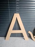 Te koop lot van 47 letters, cijfers en symbolen in 8mm mdf