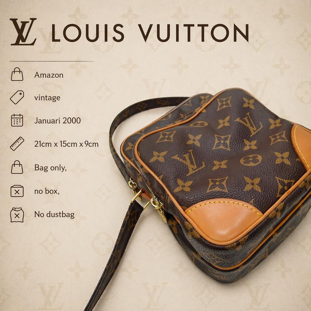 Sac Louis Vuitton Amazon Vintage, Antiquités & Art, Antiquités | Argent & Or, Enlèvement