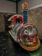 Verlichte trein intredekar / carnavalswagen / optocht, Ophalen, Zo goed als nieuw, Feestartikel