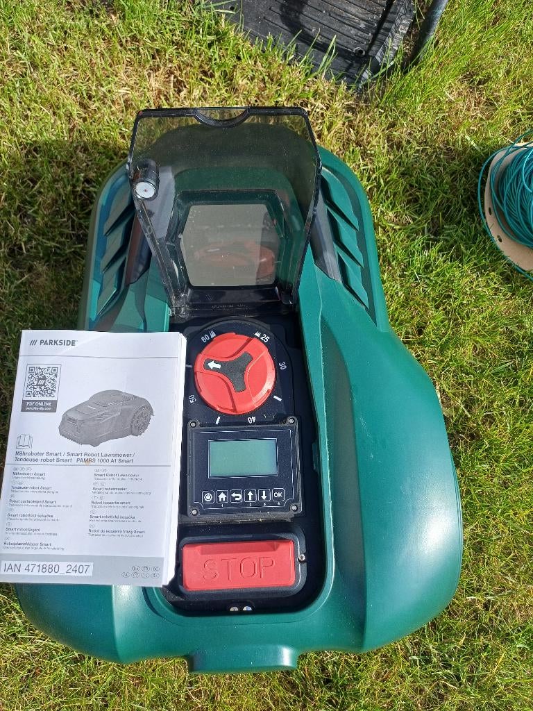 robotmaaier, Ophalen, Met regensensor, 20 tot 25 cm, Parkside