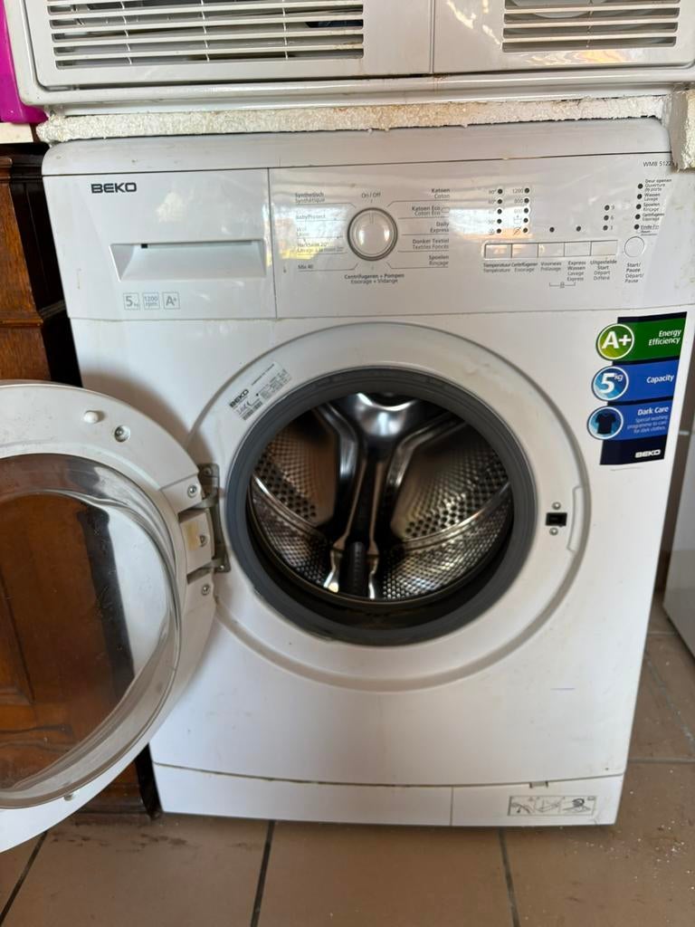 Machine à laver BEKO 5kg A+ – fonctionne – petit prix 80€, Electroménager, Lave-linge, Enlèvement, Comme neuf