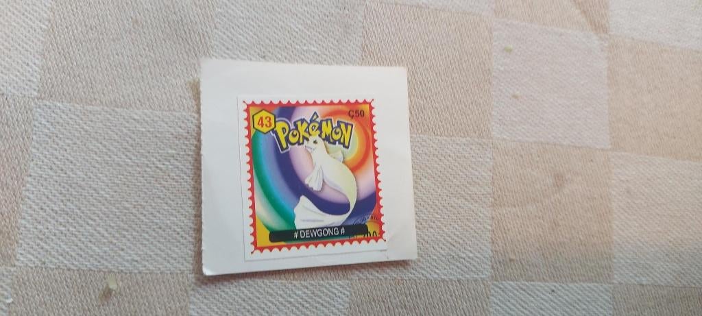 timbre Pokémon rare en édition limitée Dewgong, Enlèvement ou Envoi, Neuf, Autres types