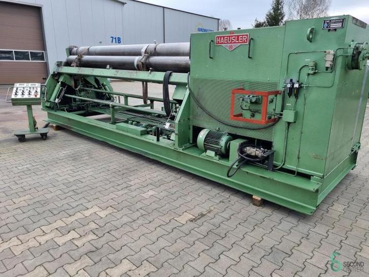 Plaatwalsen Haeusler VRM HY L4000x6, Zakelijke goederen, Machines en Bouw | Metaalbewerking