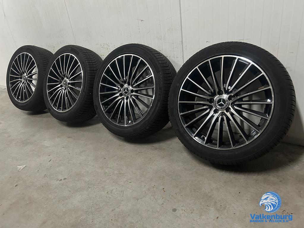 7-8mm! Mercedes Vito V-klasse W447 19 inch zwarte velgen TPM, 19 inch, -, -, Banden en Velgen