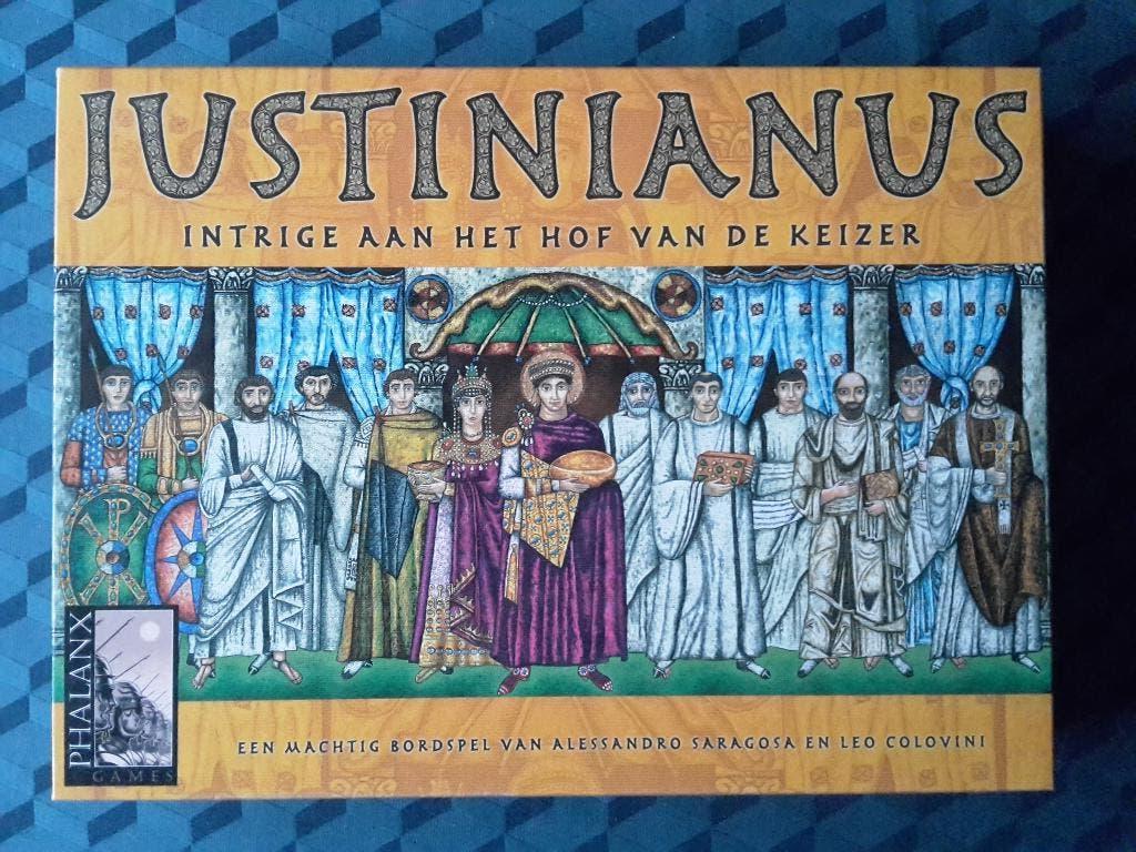 Nieuw spel Justinianus, 2-4 spelers, 10+, + 1 gratis promo, Ophalen of Verzenden, Zo goed als nieuw, Phalanx Games