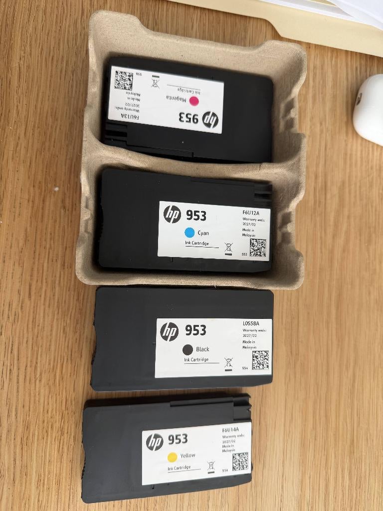 HP origine cartridge set HP953, Computers en Software, Printerbenodigdheden, Ophalen of Verzenden, Nieuw, Cartridge, HP