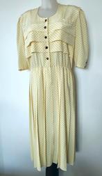 Superbe Robe Vintage 80's "Infiniment Belle Paris" XXL, Enlèvement ou Envoi, Jaune