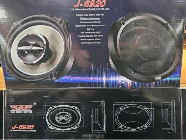 GB audio autospeaker 6x9 380watt / 70watt rms