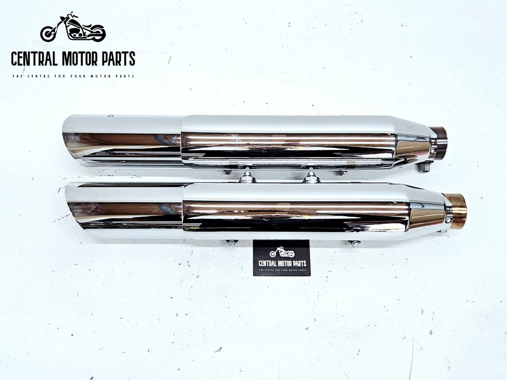 Silencieux chromés Softail 2007-2017, Motos, Enlèvement ou Envoi, Utilisé