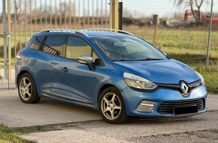 Renault clio GT Line 1.2i AUTOMAAT 10/2014  in topstaat, Auto's, Renault, Particulier, Clio, ABS, Achteruitrijcamera, Airbags