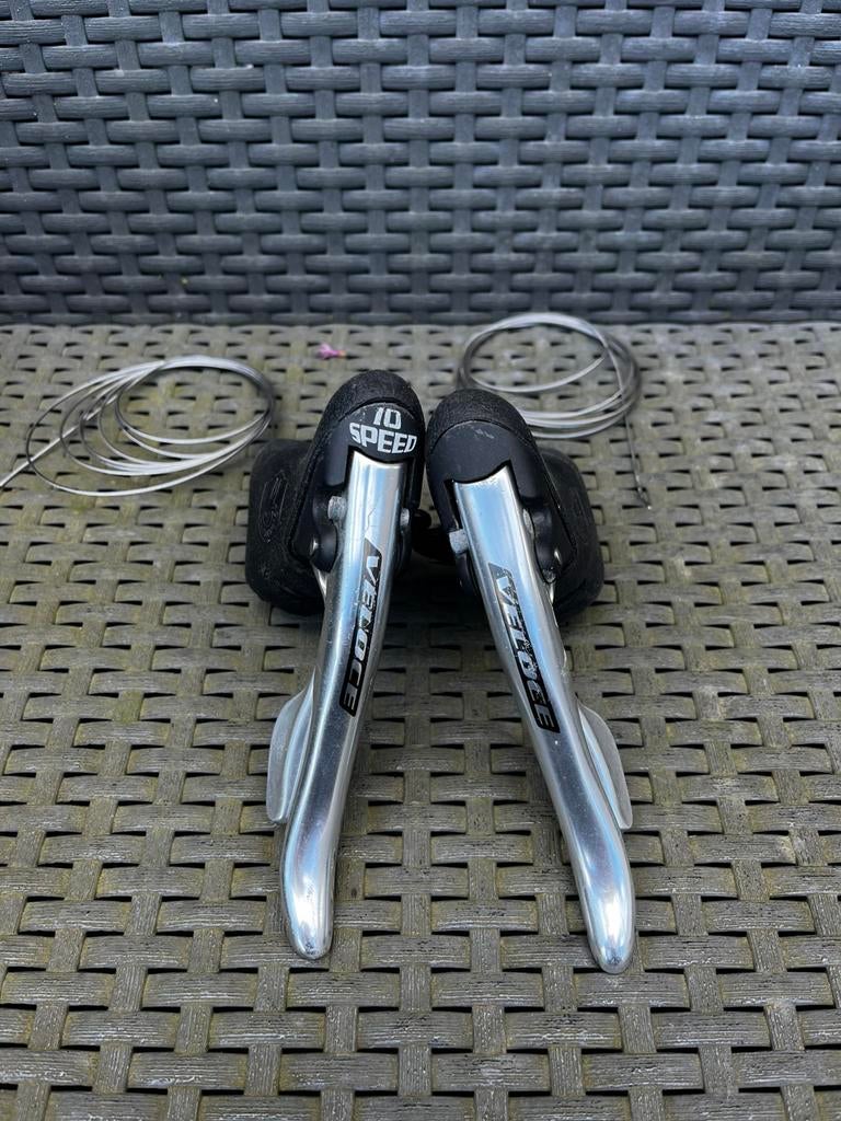 Campagnolo 10 speed shifters en derailleurs, Fietsen en Brommers, Fietsonderdelen, Gebruikt, Racefiets, Ophalen of Verzenden