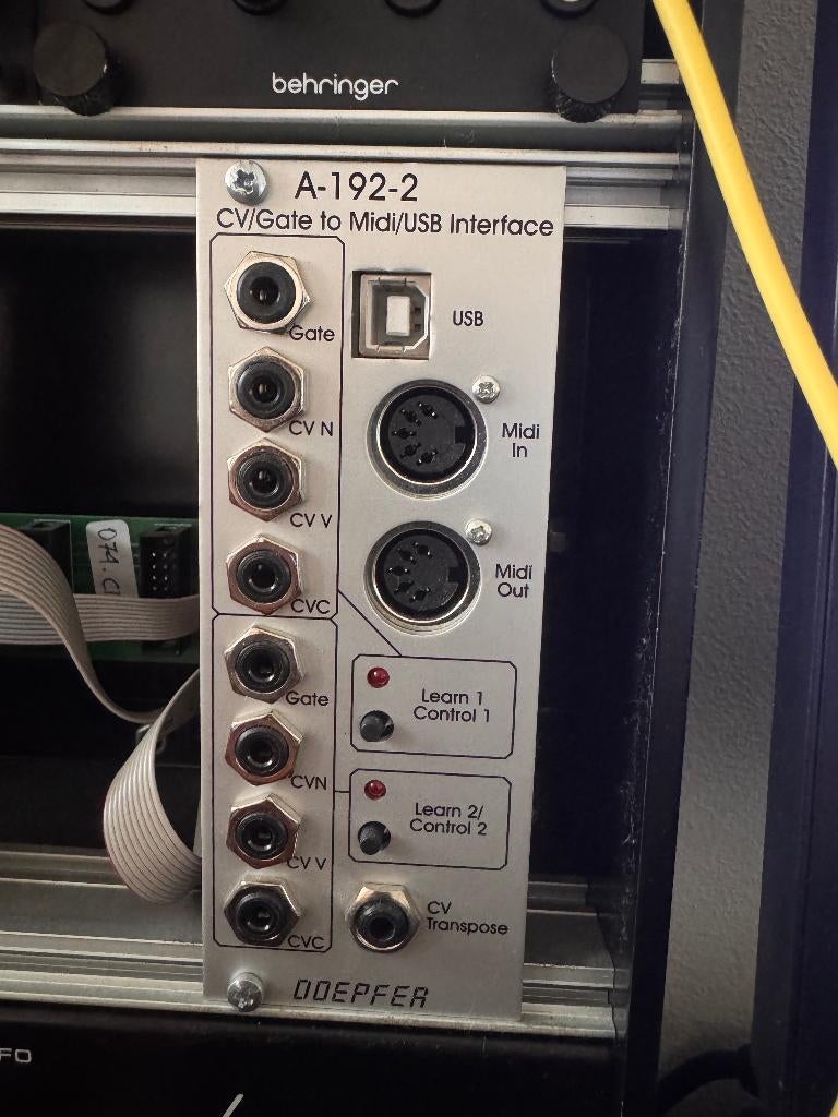 Doepfer A-192-2 Dual-CV/Gate-to-MIDI/USB, Muziek en Instrumenten, Soundmodules, Zo goed als nieuw, Overige merken, Ophalen of Verzenden