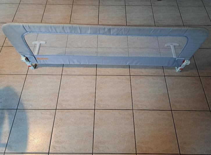 Baninni Bedhek Kind 150 cm Letto - Verstelbaar Grijs, Kinderen en Baby's, Kinderkamer | Bedden, Gebruikt, 140 tot 160 cm, Matras