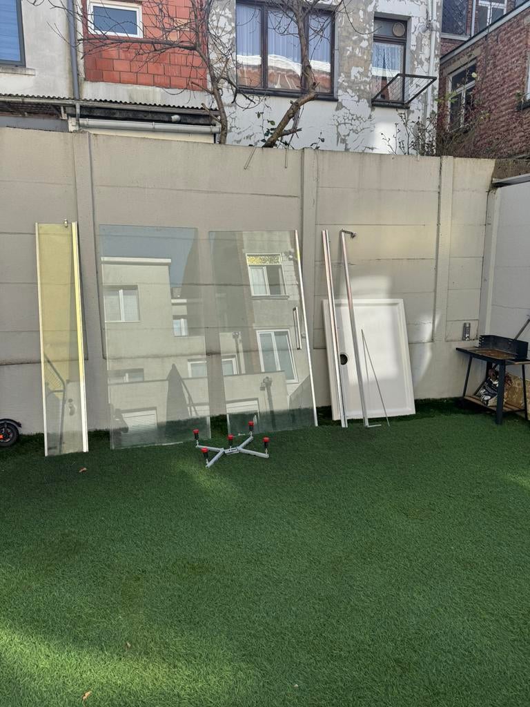 Glazen douche (compleet), Doe-het-zelf en Bouw, Sanitair, Ophalen of Verzenden, Zo goed als nieuw, Douche