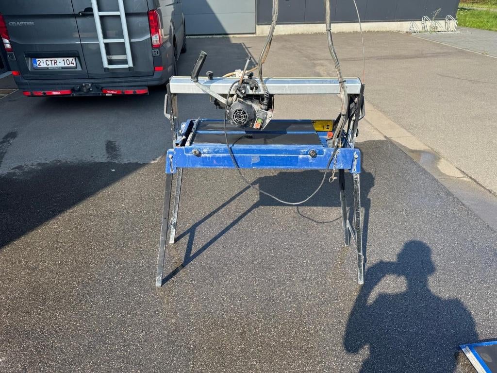 Tegelzaag CARAT tot 60cm, Bricolage & Construction, Outillage | Scies mécaniques, Enlèvement, Utilisé, Autres types, Carat
