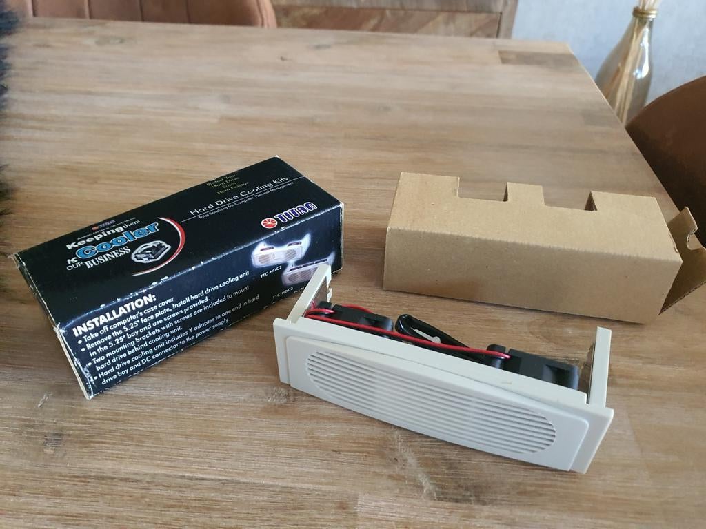 Vintage pc hdd cooling, Ophalen