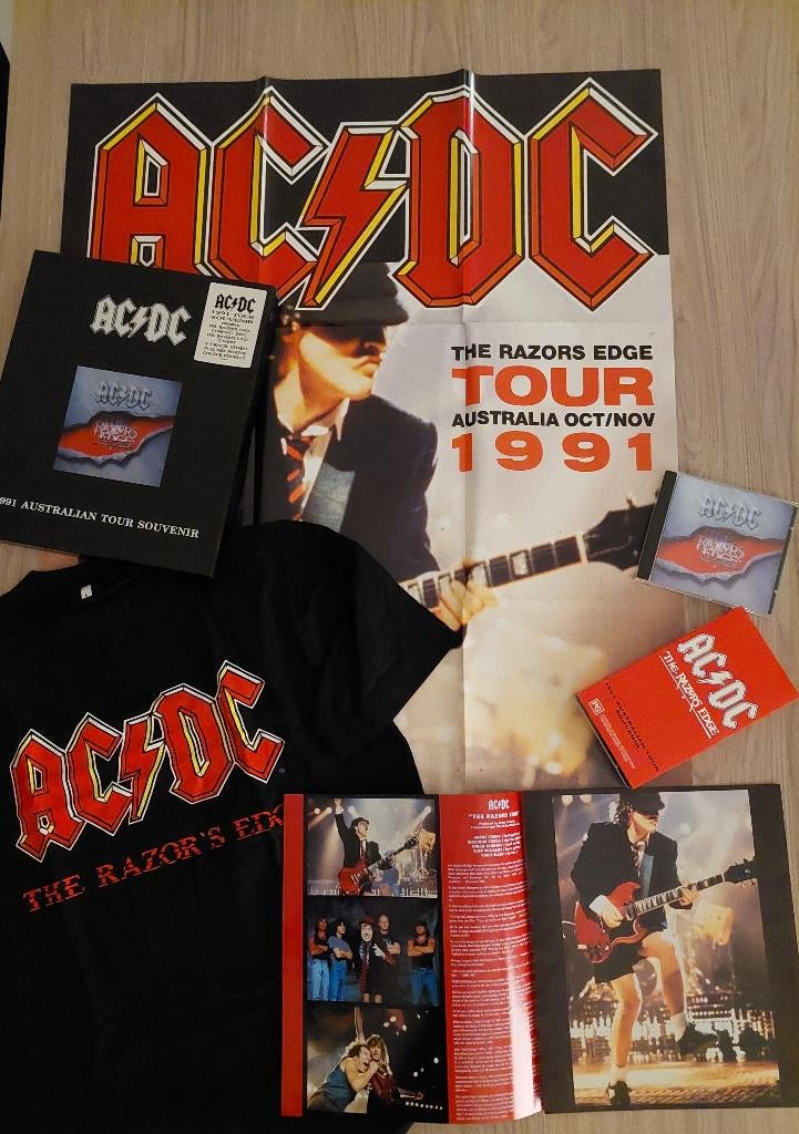 AC/DC 1991 Australian Tour, Souvenir, Ultra Rare (Box), Ophalen of Verzenden, Zo goed als nieuw, Boxset