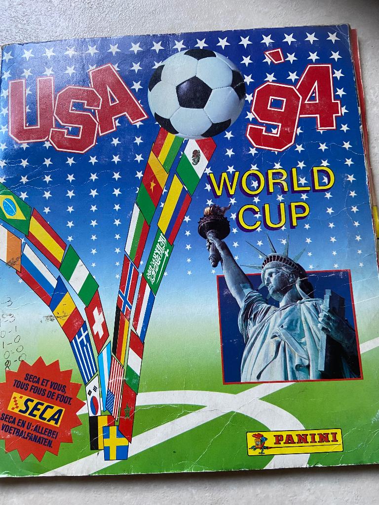 USA 94 album Panini, Envoi, Utilisé, Autocollant