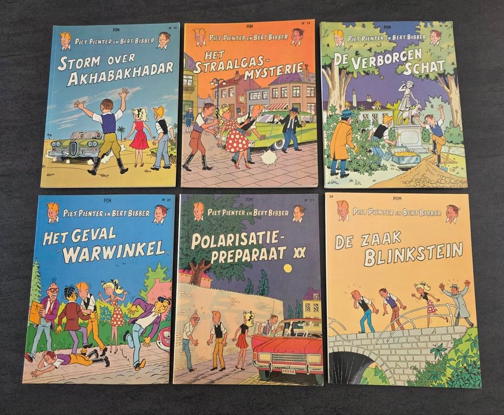 Lot strips: Piet Pienter en Bert Bibber, Boeken, Stripverhalen, Ophalen of Verzenden, Gelezen