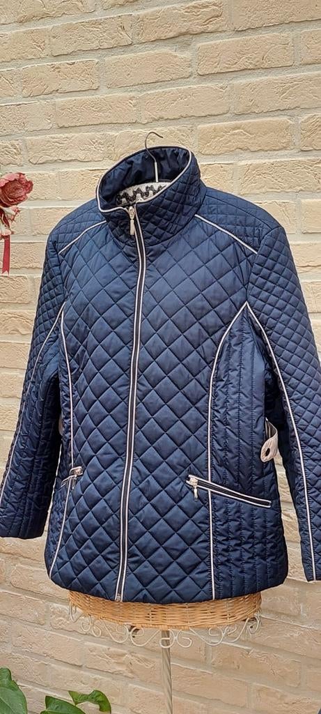 Jas maat xl damart, Kleding | Dames, Jassen | Winter, Blauw, Maat 46/48 (XL) of groter, Ophalen of Verzenden, Zo goed als nieuw