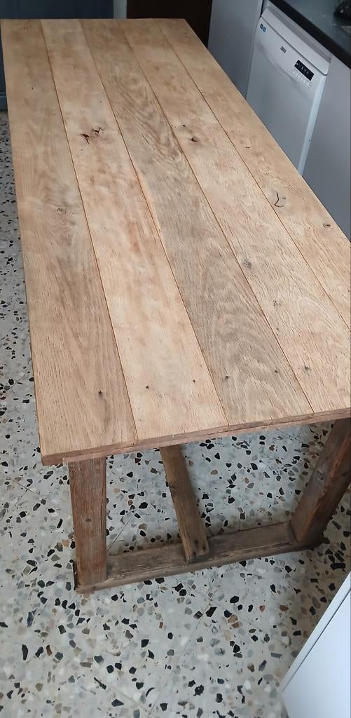 Oude antieke eettafel 75 x200 ( dringend weg), Ophalen