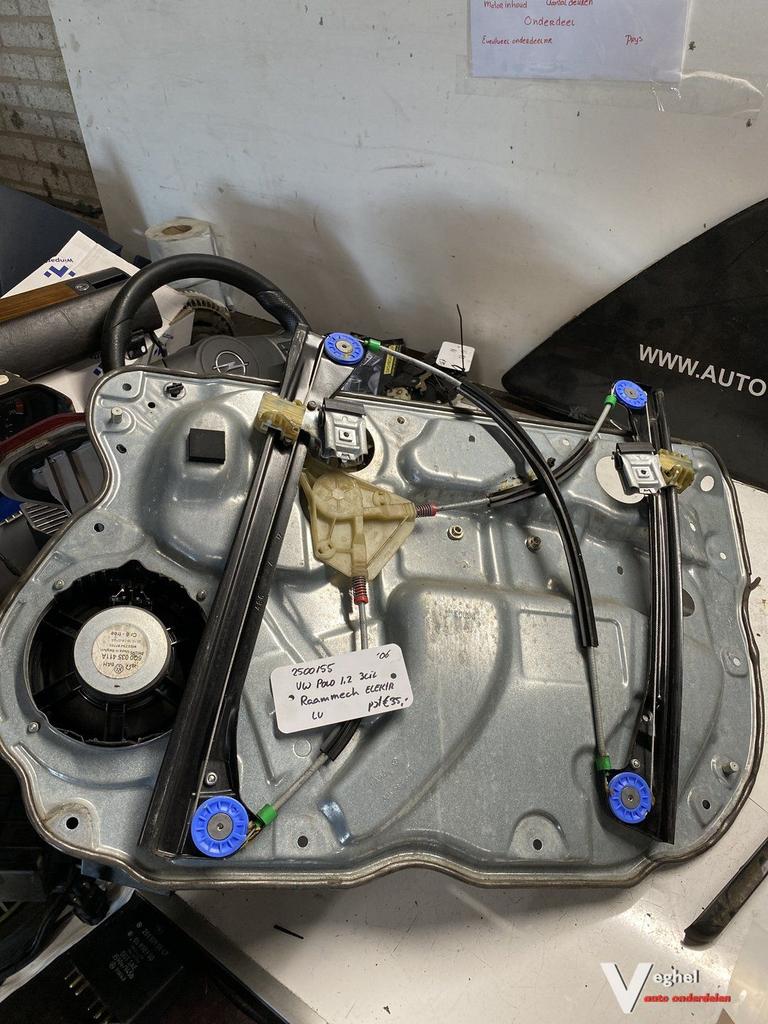 Vw polo 1.2 3 cil. 5 drs 2006 2500155 Elektr Raammechanisme, Autos : Pièces & Accessoires, Vitres & Accessoires, Utilisé, Enlèvement ou Envoi