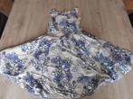 blauw wit zomers kleed maat 134, C&A, Meisje, Ophalen of Verzenden, Zo goed als nieuw