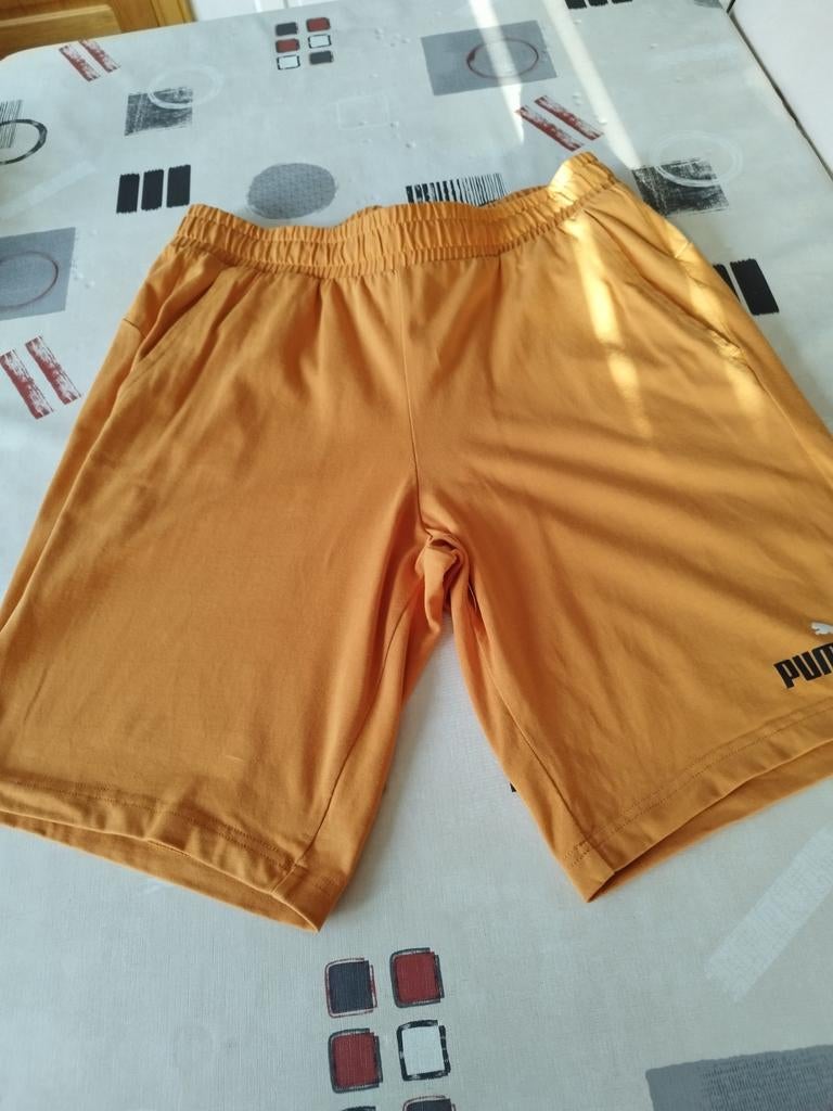 Oranje short van puma, Kleding | Heren, Sportkleding, Oranje, Ophalen of Verzenden, Gedragen, Algemeen
