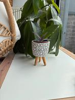 Pot de fleurs décoratif sur 3 pieds, Enlèvement ou Envoi, Moins de 25 cm, Comme neuf, Moins de 40 cm