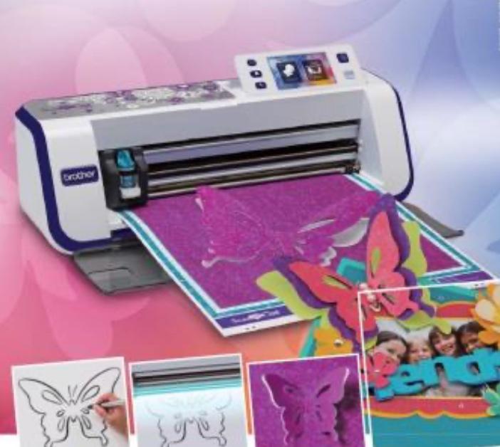 Scan cut, Ophalen, Zo goed als nieuw, Scannen, Brother