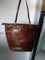 Lederen handtas  bruin, Bijoux, Sacs & Beauté, Sacs | Sacs Femme, Enlèvement ou Envoi, Brun, Sac à main