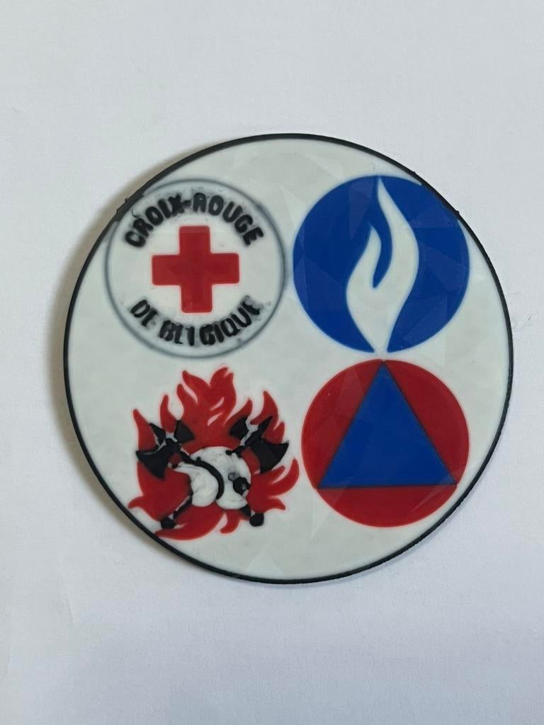 Velcro-patch, de belangrijkste Belgische reddingsdisciplines, Ophalen of Verzenden, Nieuw