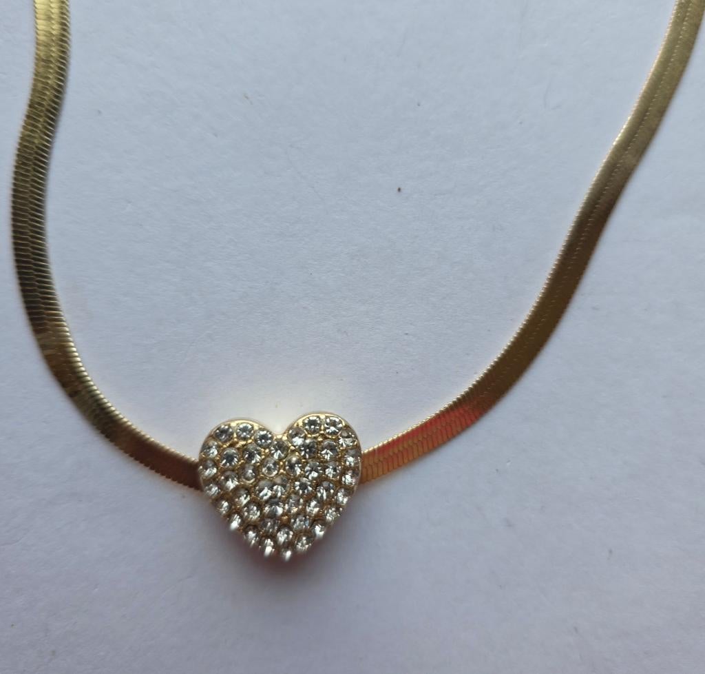 Ketting met hanger, Handtassen en Accessoires, Nieuw, Ophalen of Verzenden, Goud, Overige materialen